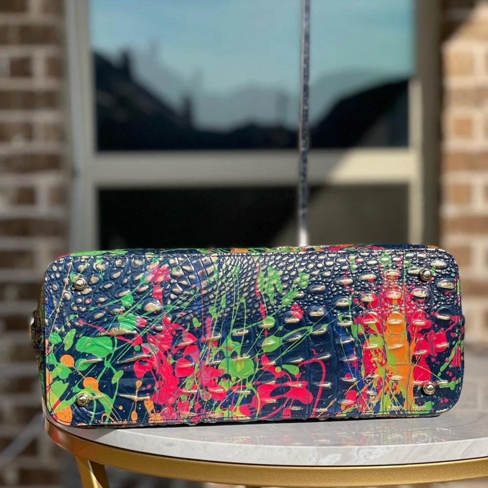 Brahmin Large Duxbury Satchel Festival NWT Handbag - Picture 7 of 7